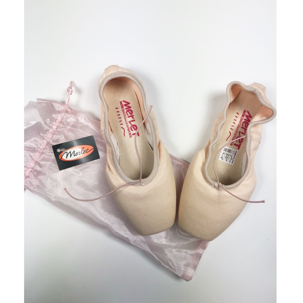 Pointe ballet shoes Merlet Womens Elista Sz 37 6.5